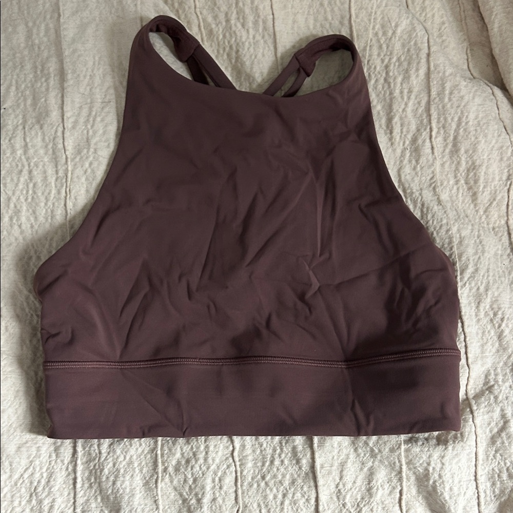 lululemon athletica High Neck Sports Bra - Mauve